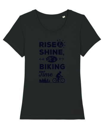 Rise and Shine BIKING Time Black