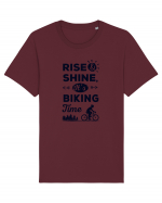 Rise and Shine BIKING Time Tricou mânecă scurtă Unisex Rocker