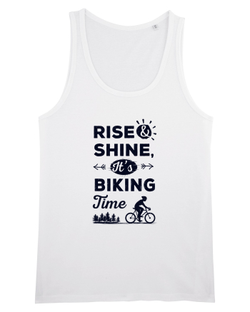 Rise and Shine BIKING Time White