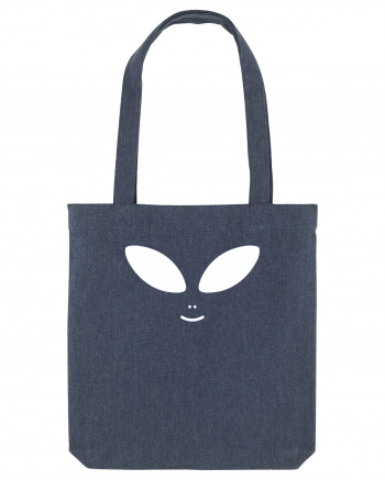 Alien Face Costume Midnight Blue