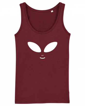 Alien Face Costume Burgundy