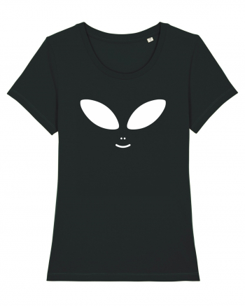 Alien Face Costume Black