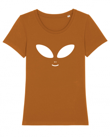 Alien Face Costume Roasted Orange