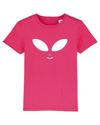 Alien Face Costume Raspberry