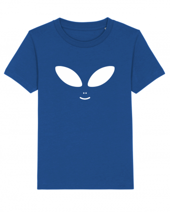 Alien Face Costume Majorelle Blue