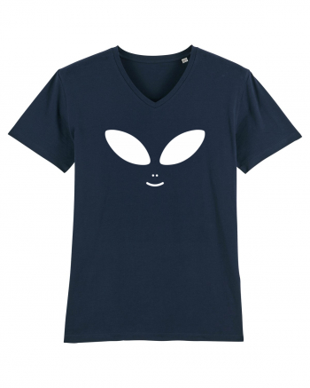 Alien Face Costume French Navy