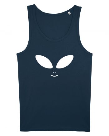 Alien Face Costume Navy