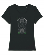 Alien Facehugger Tricou mânecă scurtă guler larg fitted Damă Expresser