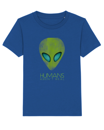 Alien Funny Humans Aren't Real Majorelle Blue