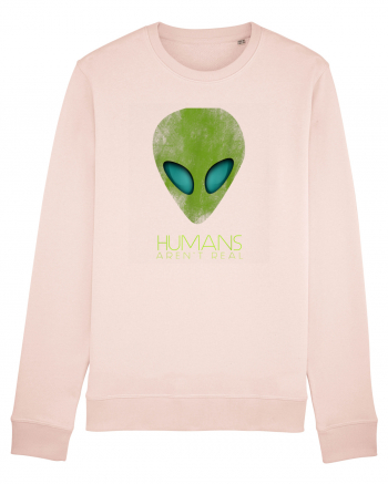 Alien Funny Humans Aren't Real Candy Pink