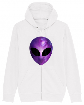 Alien Galaxy Cosmic Head White