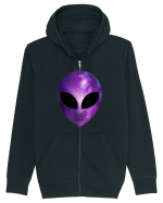 Alien Galaxy Cosmic Head Hanorac cu fermoar Unisex Connector