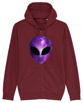 Alien Galaxy Cosmic Head Burgundy