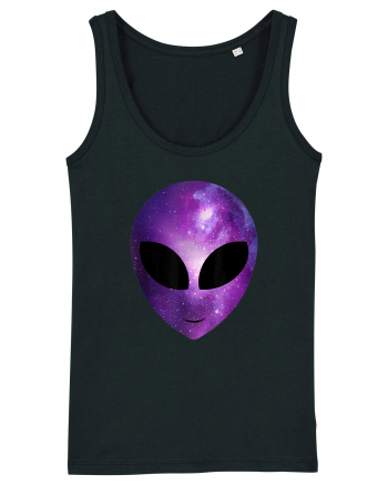 Alien Galaxy Cosmic Head Black