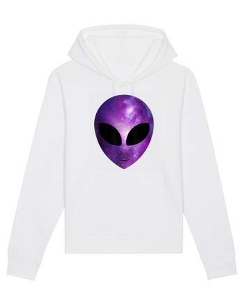 Alien Galaxy Cosmic Head White