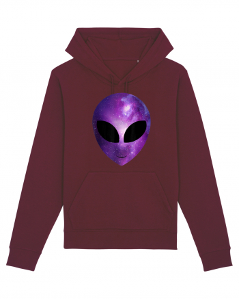 Alien Galaxy Cosmic Head Burgundy