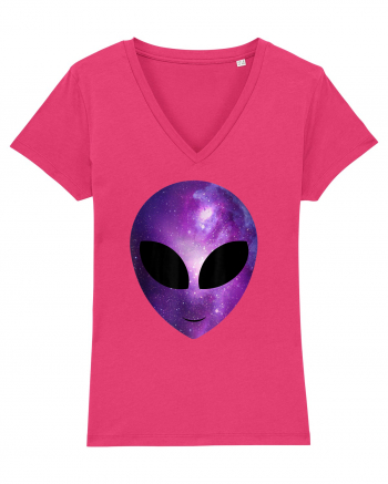 Alien Galaxy Cosmic Head Raspberry