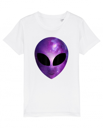 Alien Galaxy Cosmic Head White