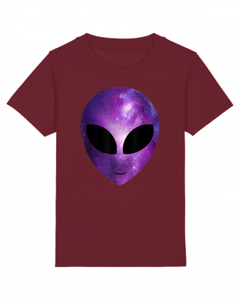 Alien Galaxy Cosmic Head Burgundy