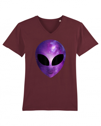 Alien Galaxy Cosmic Head Burgundy