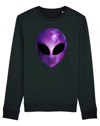 Alien Galaxy Cosmic Head Black