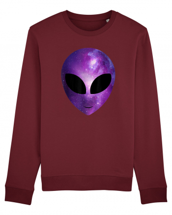 Alien Galaxy Cosmic Head Burgundy