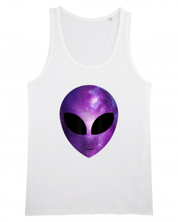 Alien Galaxy Cosmic Head White