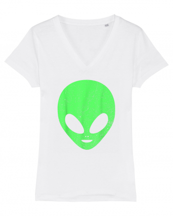 Alien Head Costume White