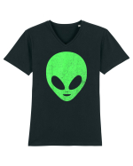 Alien Head Costume Tricou mânecă scurtă guler V Bărbat Presenter