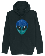Alien Head Costume Hanorac cu fermoar Unisex Connector