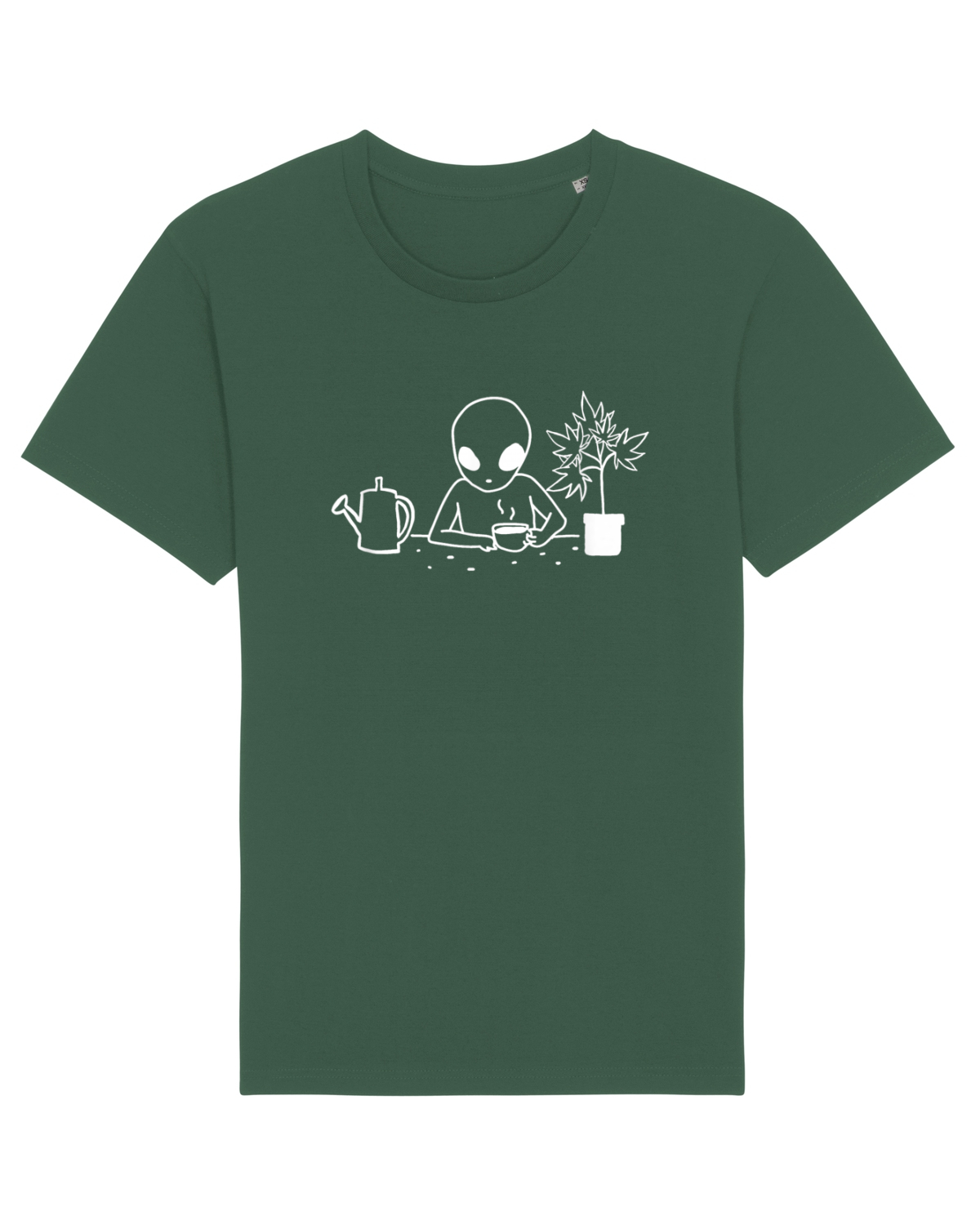 Tricou mânecă scurtă Unisex Rocker Bottle Green
