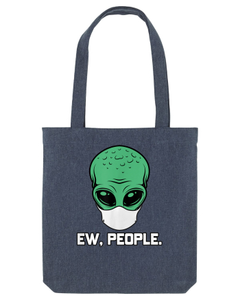 Alien Head With Face Mask Ew People Midnight Blue