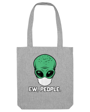 Alien Head With Face Mask Ew People Heather Grey