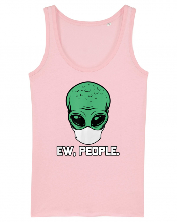 Alien Head With Face Mask Ew People Cotton Pink