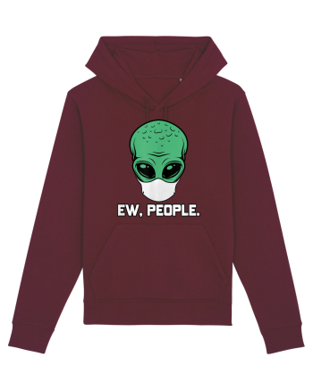Alien Head With Face Mask Ew People Burgundy