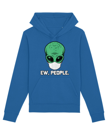 Alien Head With Face Mask Ew People Royal Blue