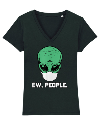 Alien Head With Face Mask Ew People Black