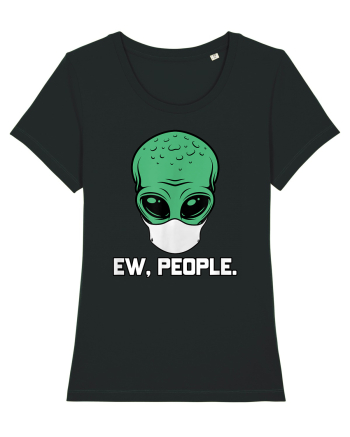 Alien Head With Face Mask Ew People Black