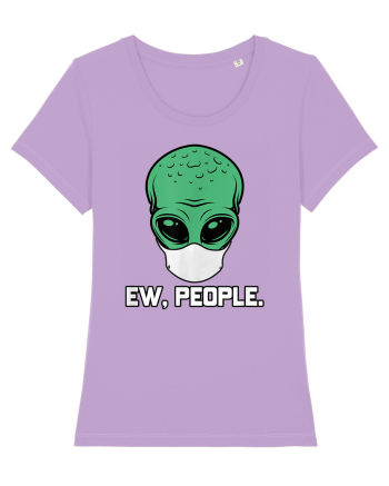 Alien Head With Face Mask Ew People Lavender Dawn