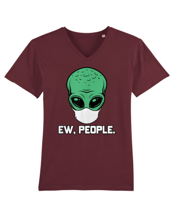 Alien Head With Face Mask Ew People Burgundy