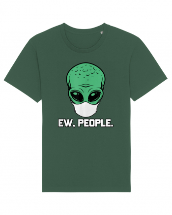 Alien Head With Face Mask Ew People Bottle Green