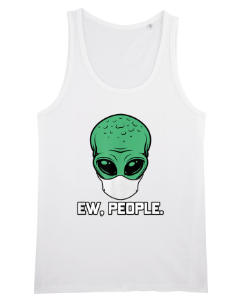 Alien Head With Face Mask Ew People White