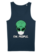 Alien Head With Face Mask Ew People Maiou Bărbat Runs