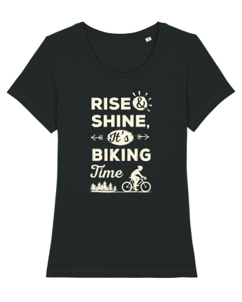 Rise and Shine BIKING Time Black