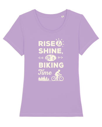 Rise and Shine BIKING Time Lavender Dawn