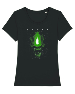 Space Aliens Tricou mânecă scurtă guler larg fitted Damă Expresser