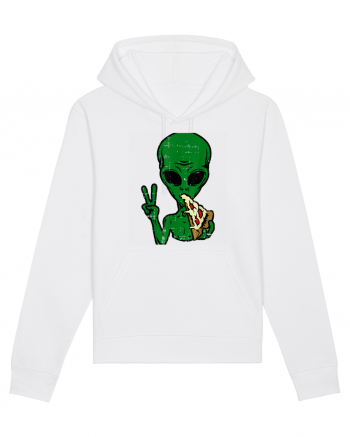 Alien Pizza Eating White