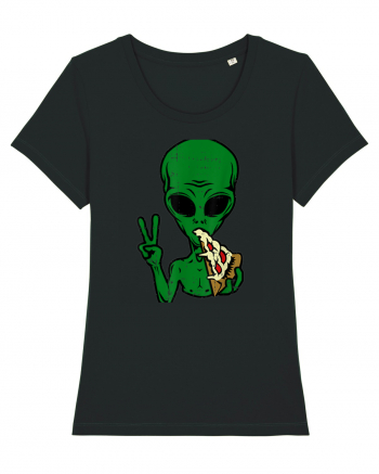 Alien Pizza Eating Black