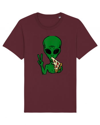 Alien Pizza Eating Burgundy