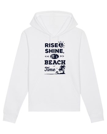 Rise and Shine It's BEACH Time White